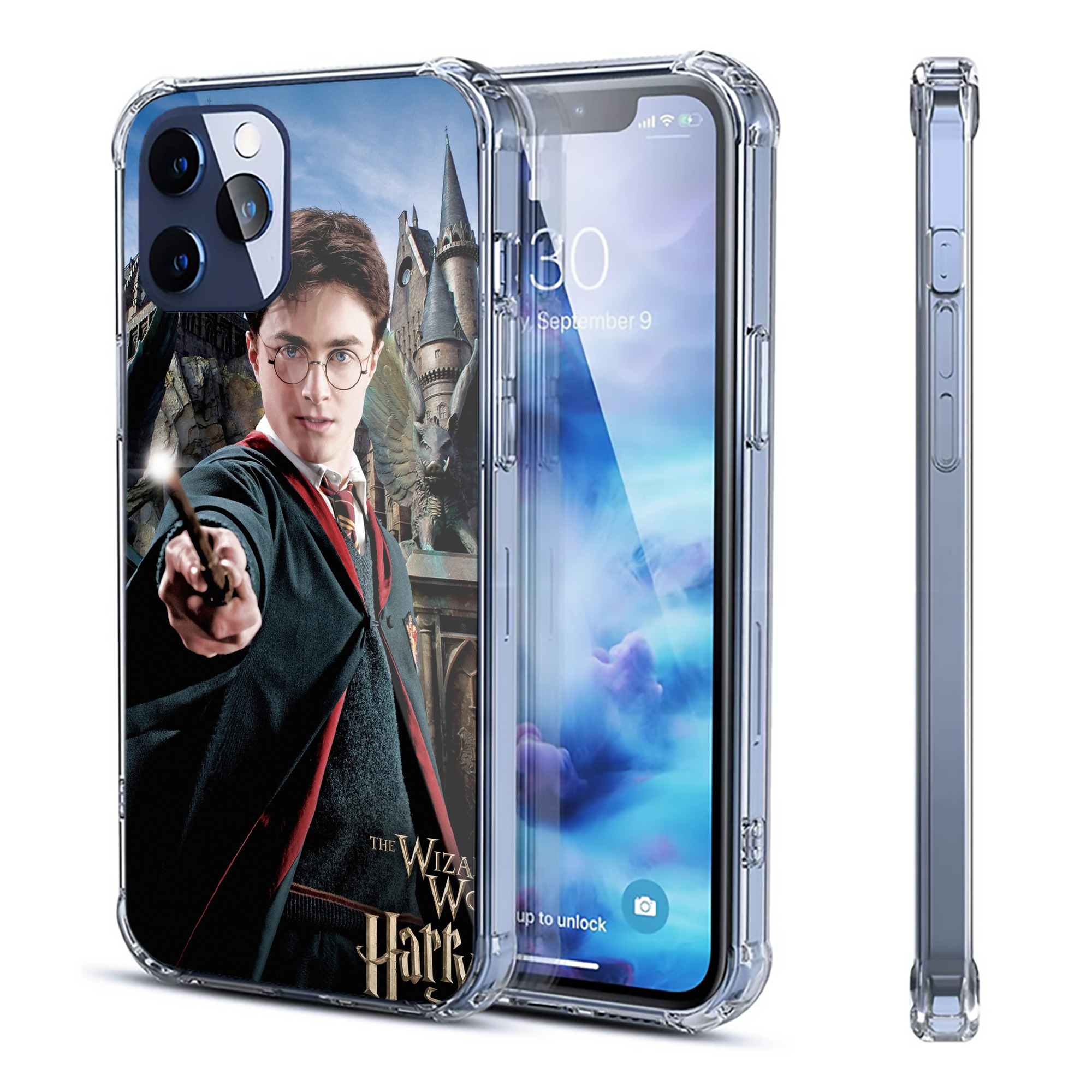 （画像用） Harry Potter ハリー・ポッターシリーズ 【iPhone 12シリーズ対応】透明スマホケース（クリアソフトケース）